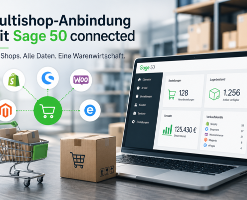 Multishop-Anbindung für Sage 50